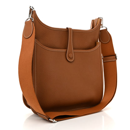 Hermes Taurillon Maurice Evelyne III PM Gold 3 of 12