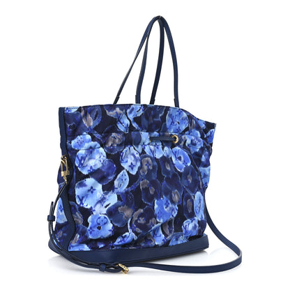 Louis Vuitton Nylon Monogram Ikat Noefull MM Grand Blue 3 of 9