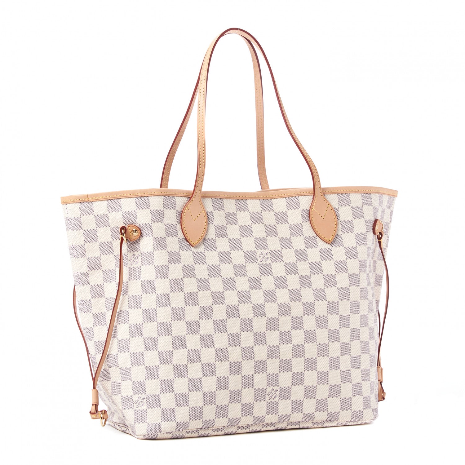 Louis Vuitton Damier Azur Neverfull MM 3 of 9