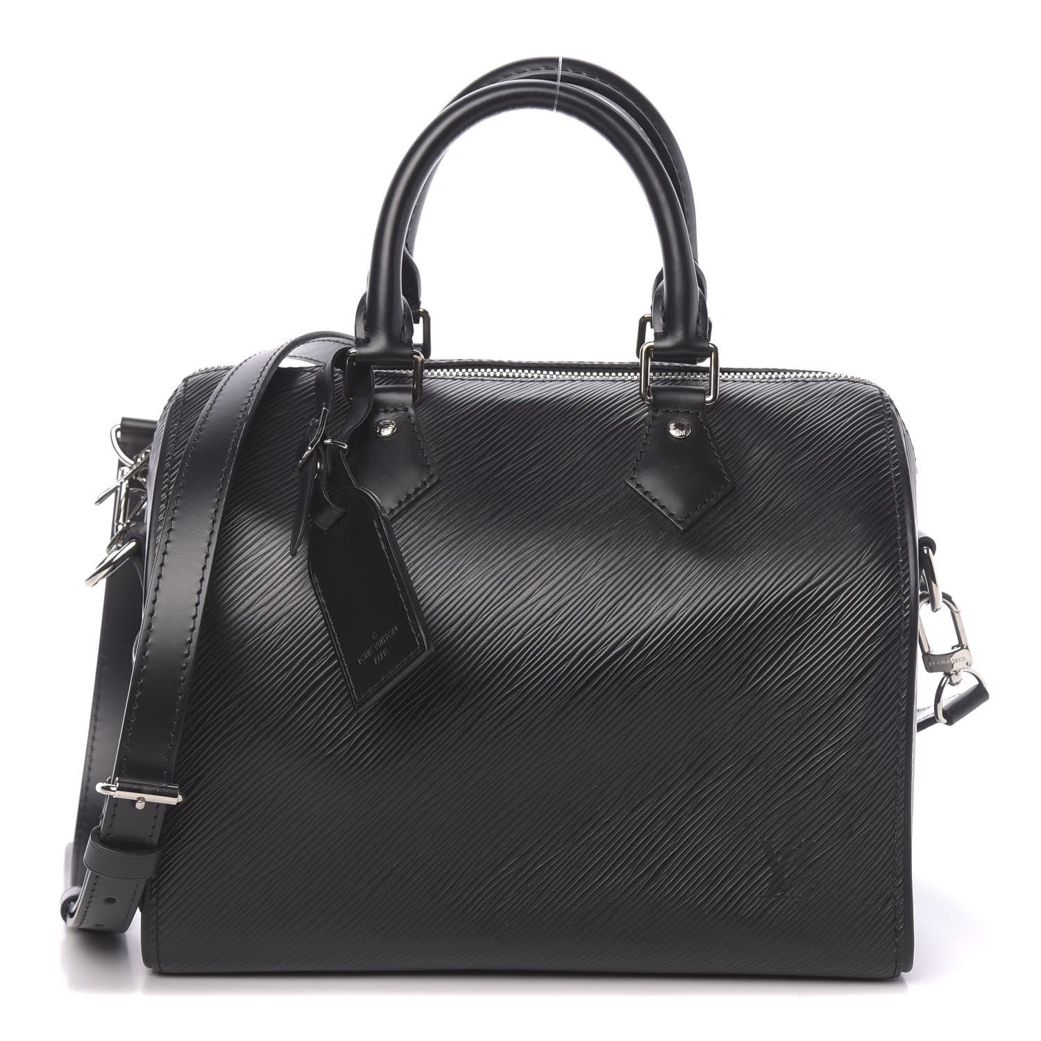 Louis Vuitton Epi Speedy Bandouliere 25 Black 1 of 13