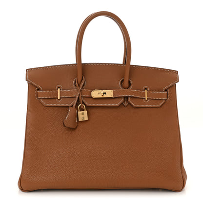 Hermes Togo Birkin 35 Gold 1 of 15