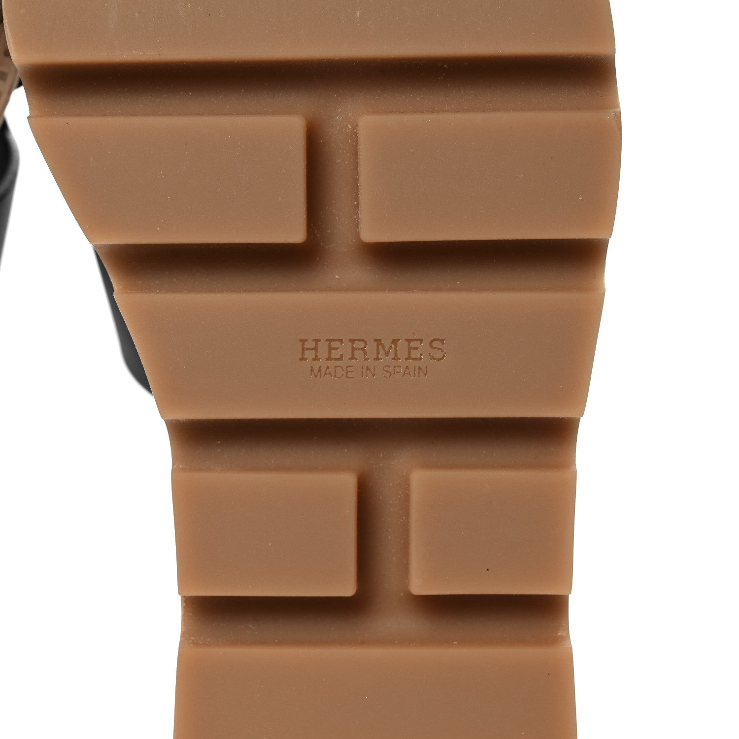 Hermes Calfskin Cork Eze 30 Sandals 37 Black 6 of 8