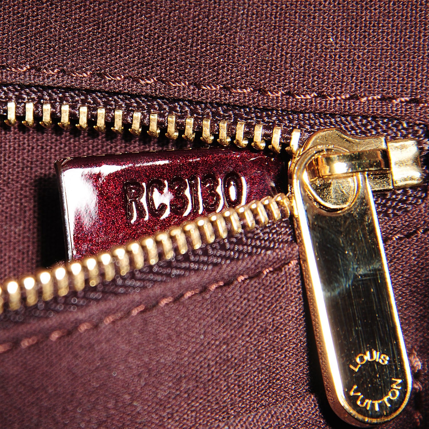 Louis Vuitton Vernis Vermont Avenue Amarante 5 of 7