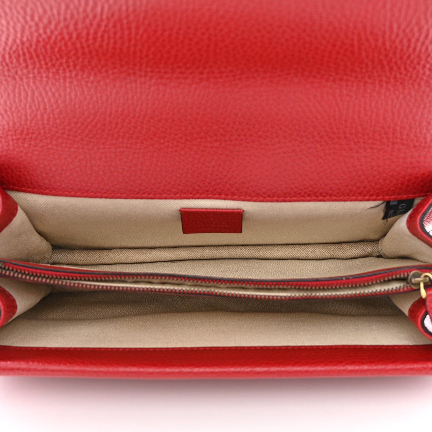 Gucci Dollar Calfskin Swarovski Crystal Small Dionysus Shoulder Bag Hibiscus Red 5 of 12