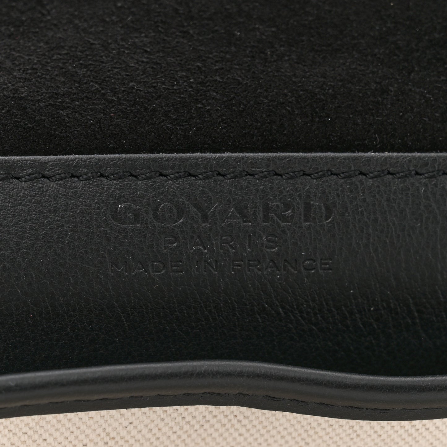 Goyardine Coursier Messenger Bag Black
