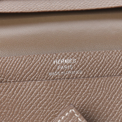 Hermes Epsom Bearn Card Holder Wallet Etoupe 6 of 8