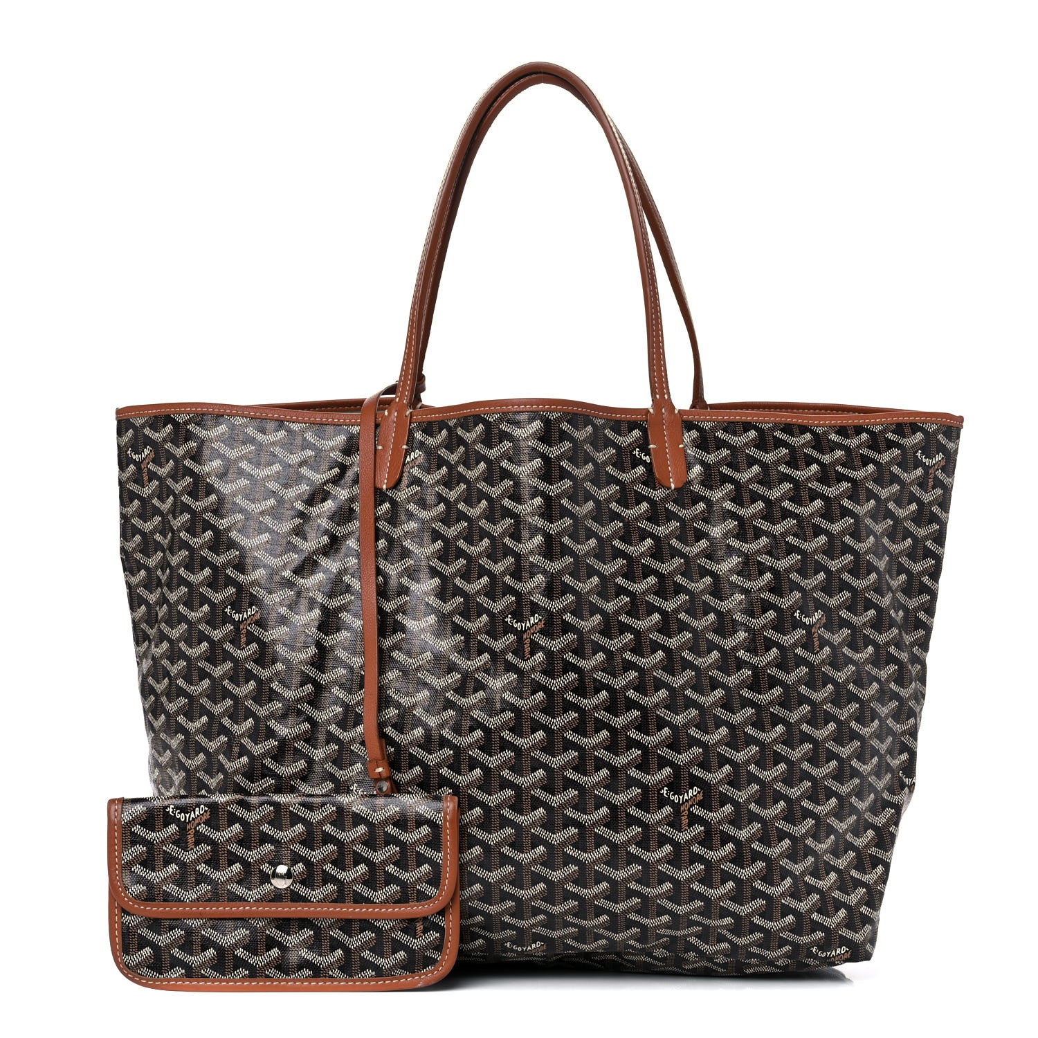 Goyard Goyardine Saint Louis GM Black Gold 1 of 15