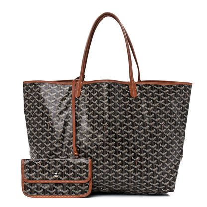 Goyard Goyardine Saint Louis GM Black Gold 1 of 15