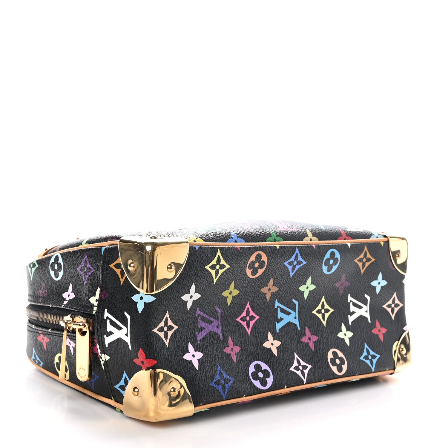 Louis Vuitton Monogram Multicolor Trouville Black 4 of 10