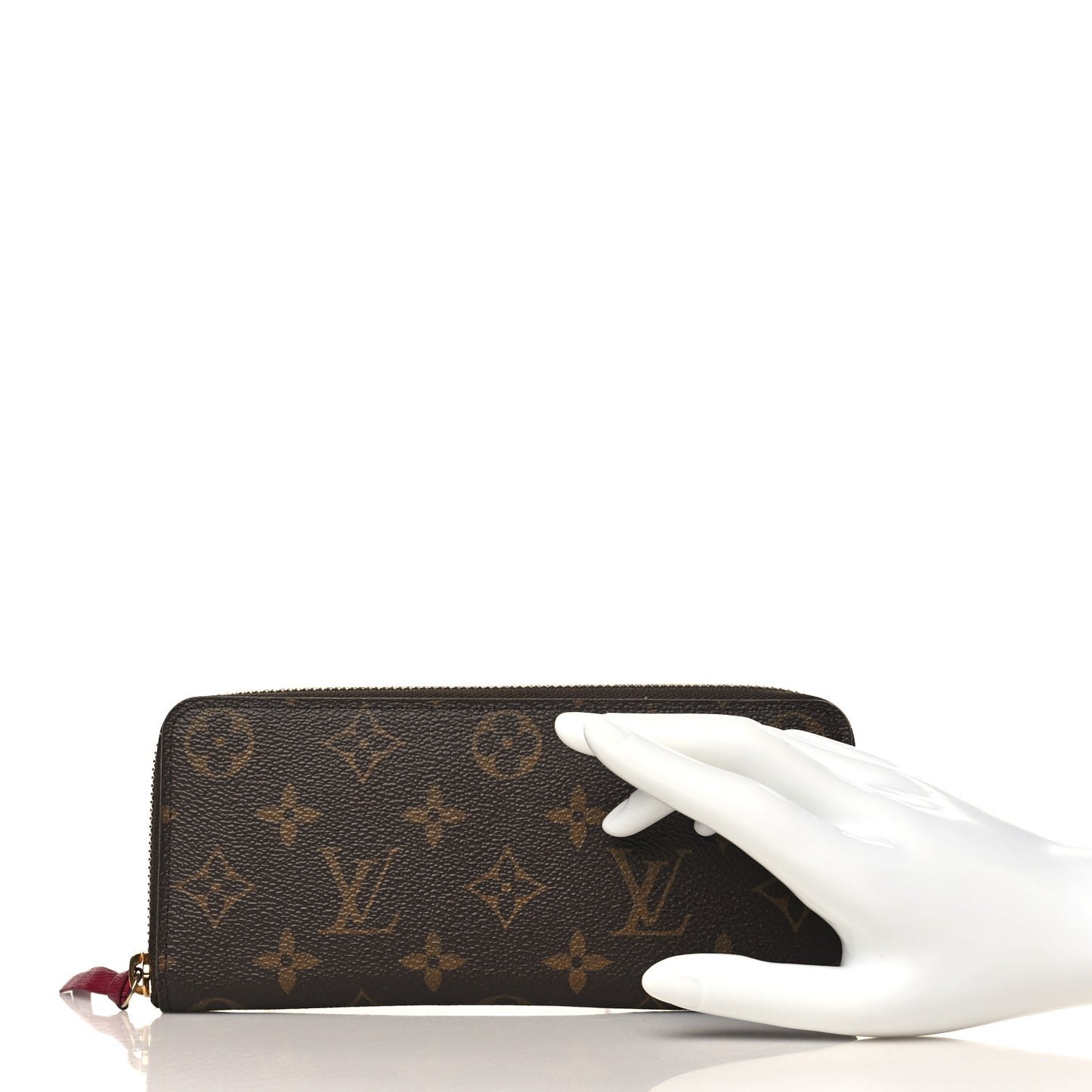 Monogram Clemence Wallet Fuchsia