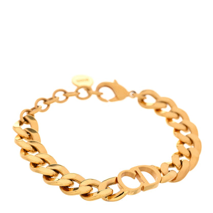 Christian Dior Brass CD Icon Chain Bracelet Gold 1 of 4