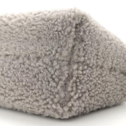 Fendi Sheepskin Vitello King Plexiglass Logo Embroidered Mini By The Way Top Handle Boston Ghiaccio 10 of 12