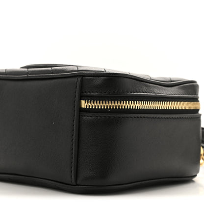 Gucci Sakai Be Green Calfskin Diagonal Stitched Blondie Top Handle Bag Black 10 of 12