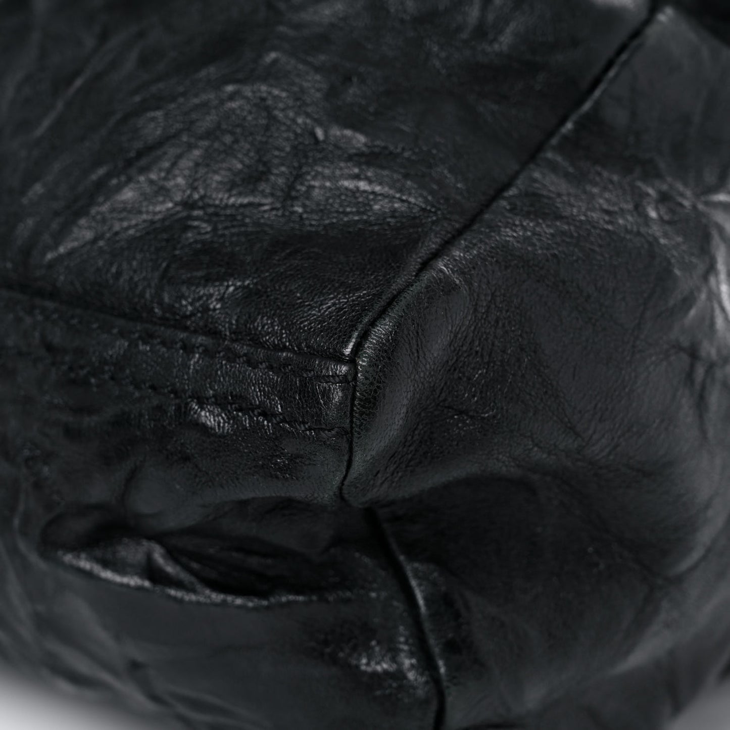 Tumbled Sheepskin Small Pandora Black