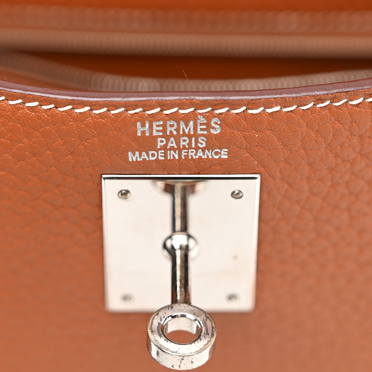 Hermes Fjord Sellier Kelly 32 Gold 6 of 14