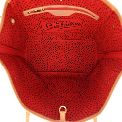 Louis Vuitton Monogram Kusama Waves Neverfull MM Red 5 of 12