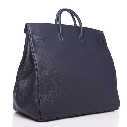 Hermes Togo HAC Travel Birkin 50 Bleu Nuit 2 of 11