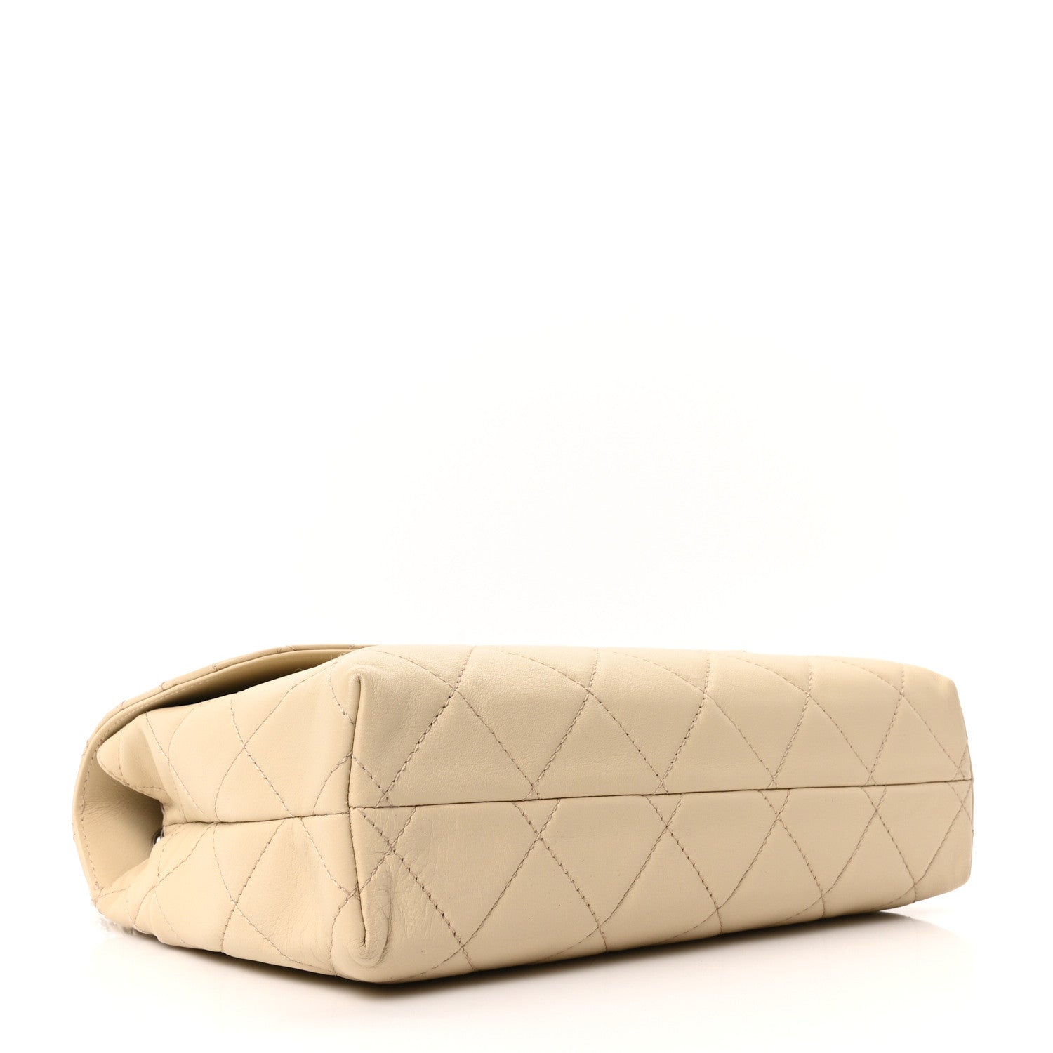 Chanel Calfskin Quilted In the Business Flap Bag Light Beige 4 of 10