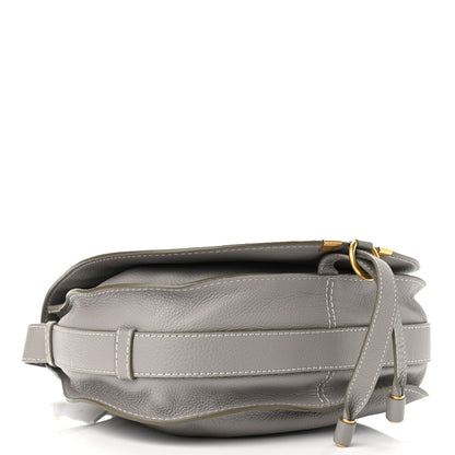 Chloe Calfskin Medium Marcie Round Crossbody Bag Cashmere Grey 4 of 11