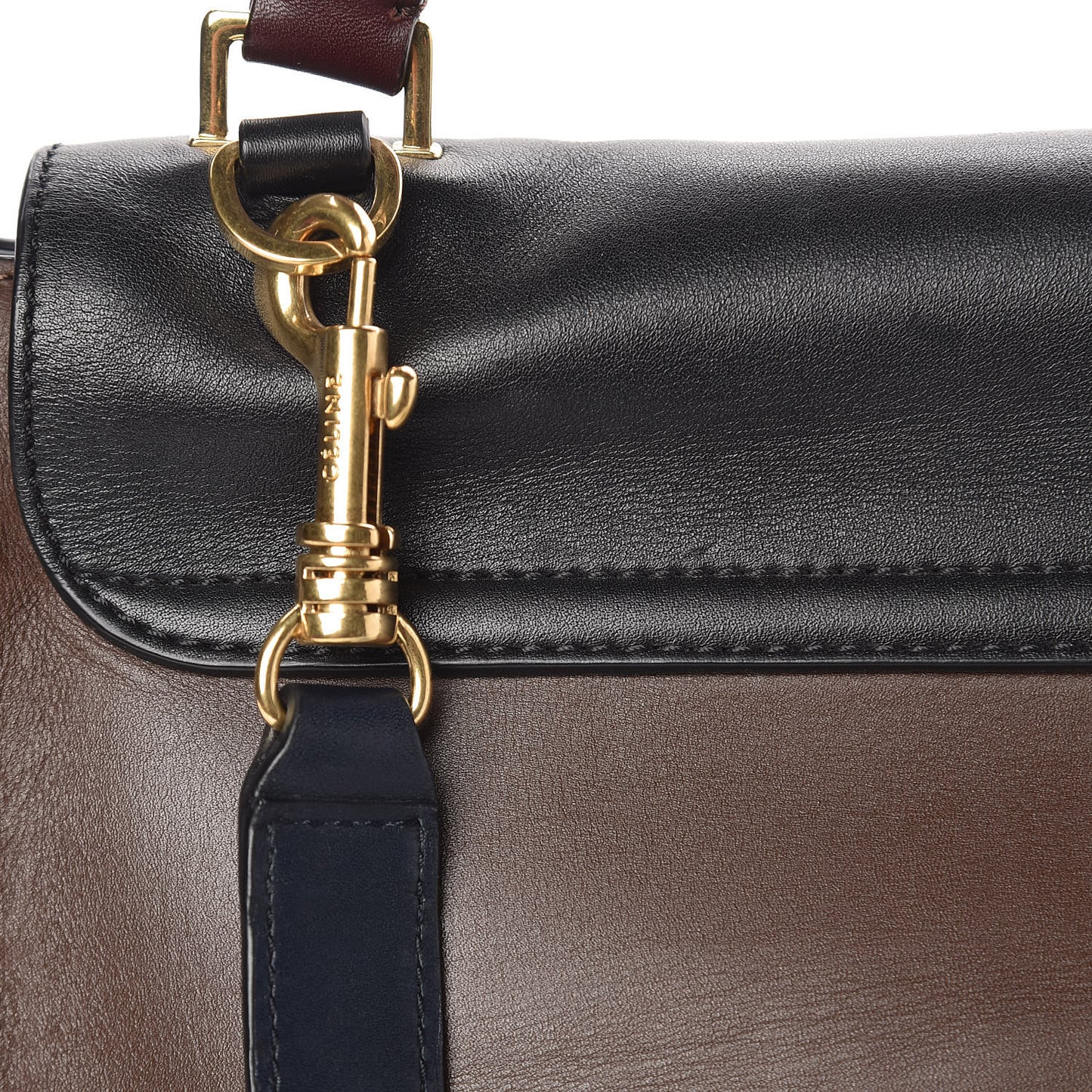 Smooth Calfskin Medium Tri-Color Trapeze