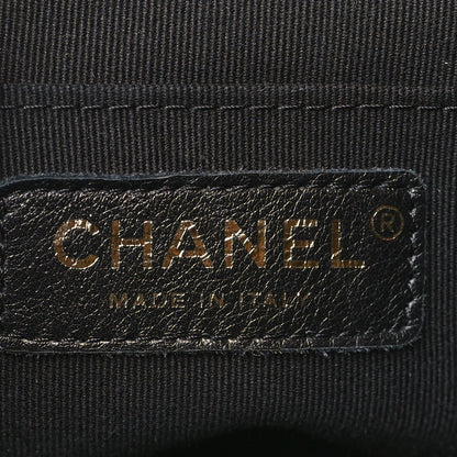 Chanel Lambskin Quilted Small Duma Drawstring Backpack Black 6 of 9