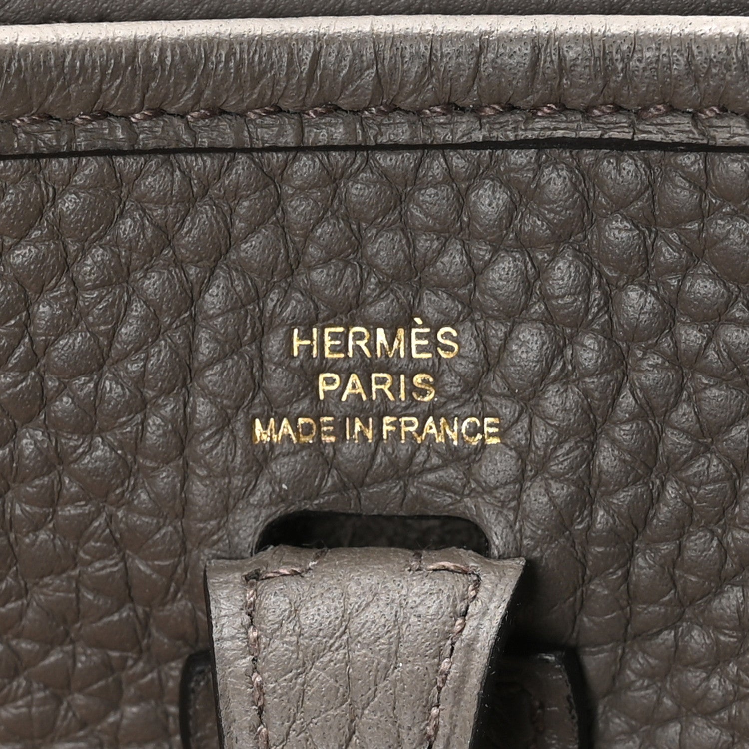Hermes Taurillon Clemence Evelyne TPM Etain 6 of 11