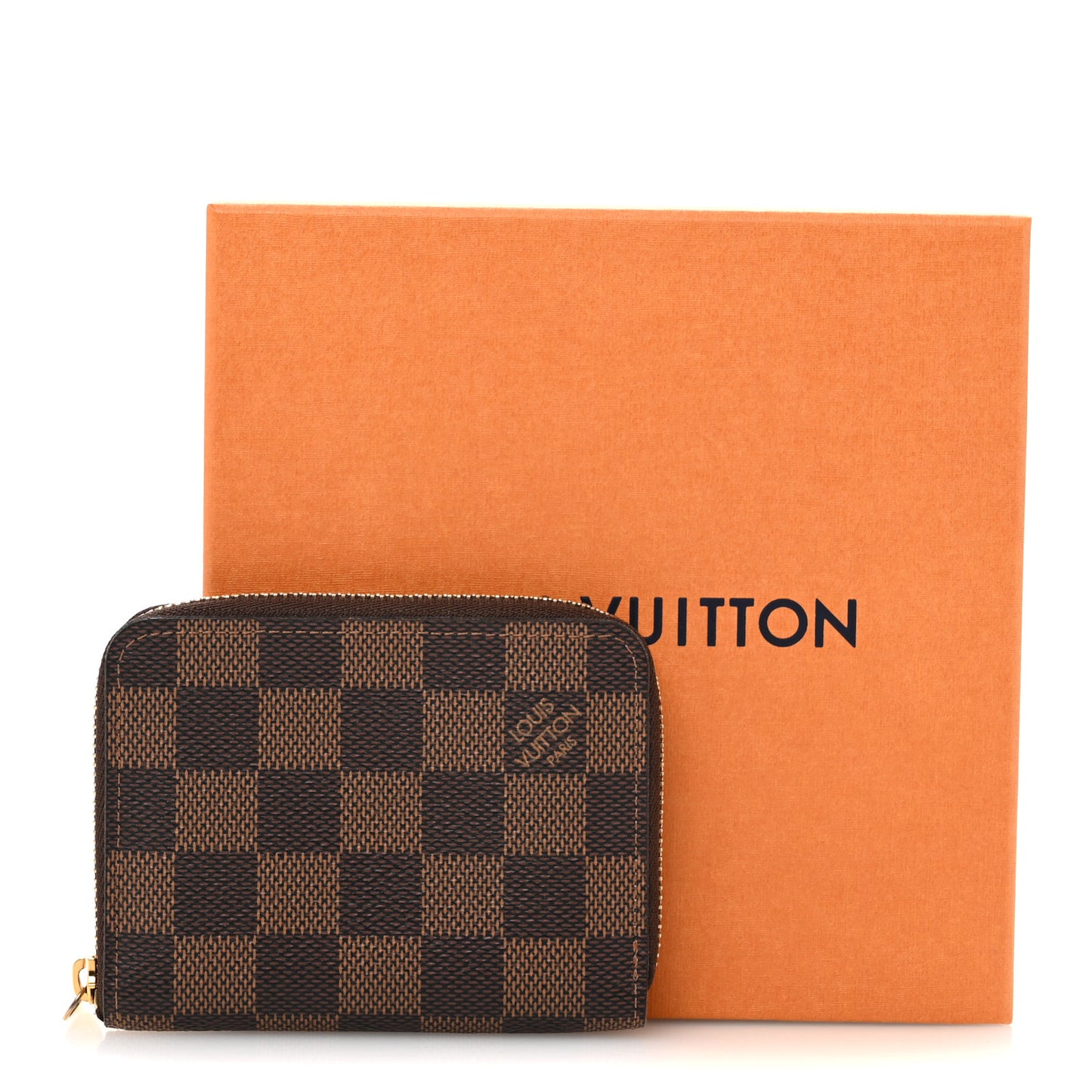 Damier Ebene Zippy Coin Purse