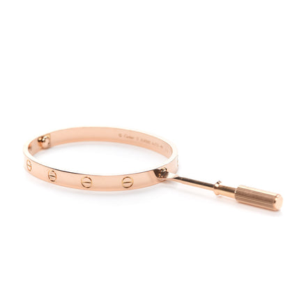 Cartier 18K Pink Gold LOVE Bracelet 17 4 of 7