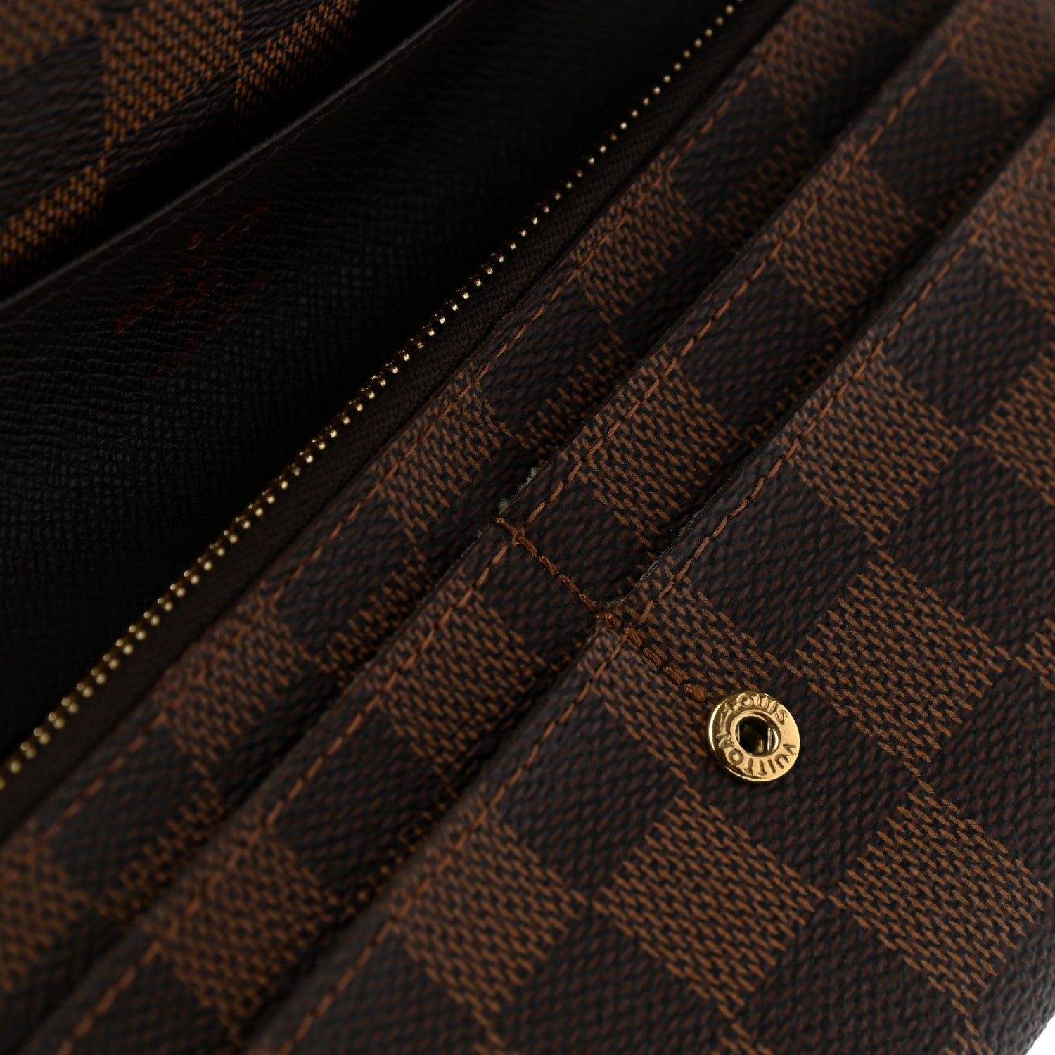 Louis Vuitton Damier Ebene Emilie Wallet 7 of 10