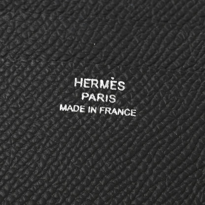 Hermes Epsom MC2 Euclide Card Holder Case Black 6 of 9