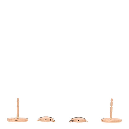 Hermes 18K Rose Gold TPM Farandole Stud Earrings 3 of 5