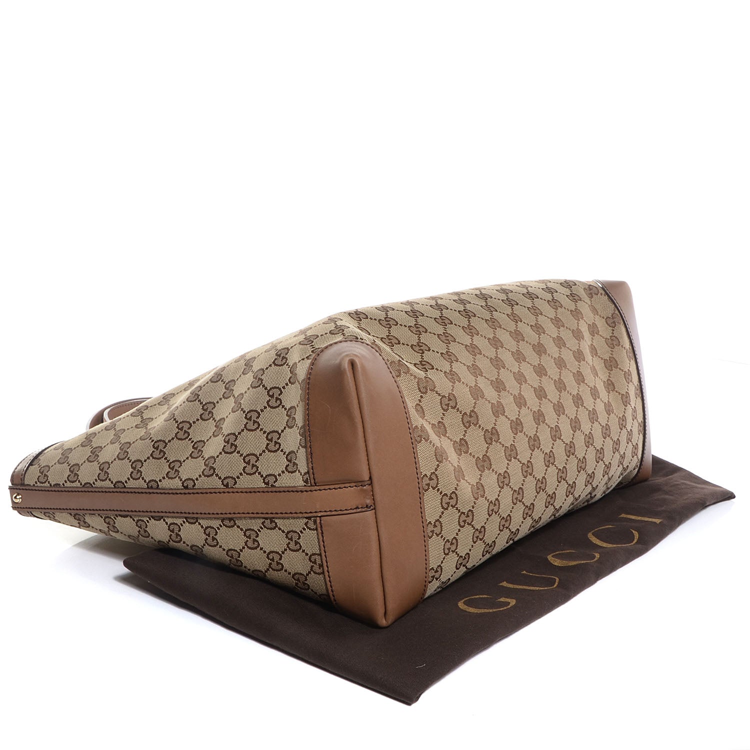 Gucci Monogram Large Craft Tote Light Brown 4 of 8