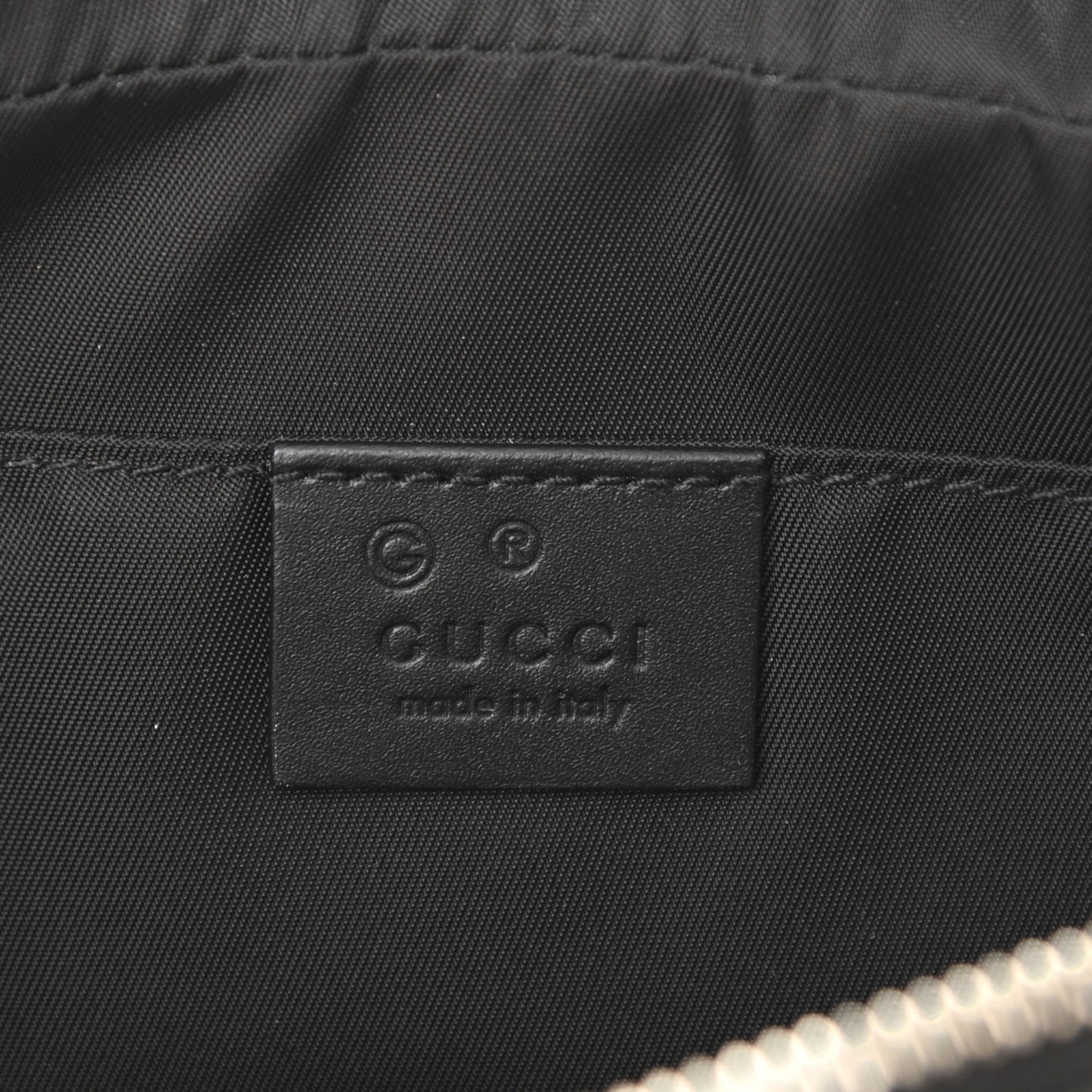 Canvas Web Slim Belt Bag Black