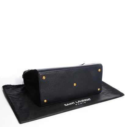 Saint Laurent Calfskin Large Muse Two Black 4 of 12