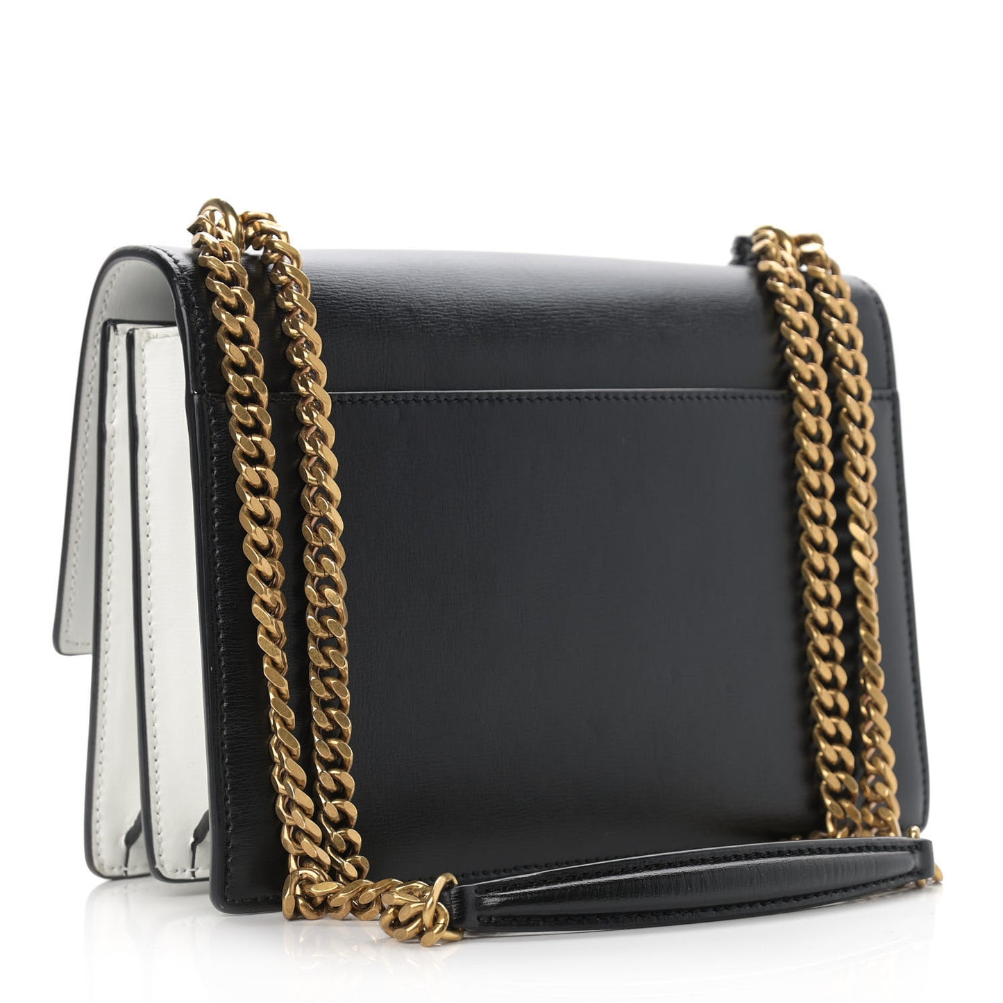 Calfskin Bi-Color Medium Monogram Sunset Black Pearl White