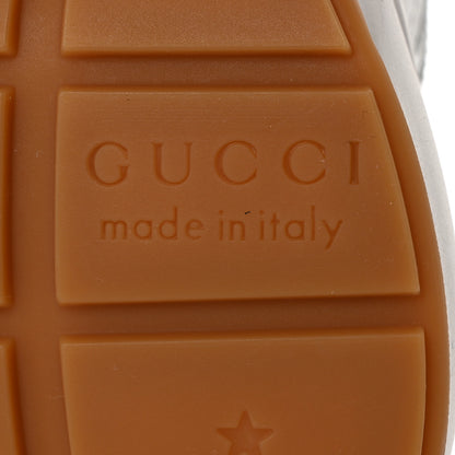 Gucci Calfskin Worldwide Womens Rhyton Sneakers 35.5 Great White 8 of 9