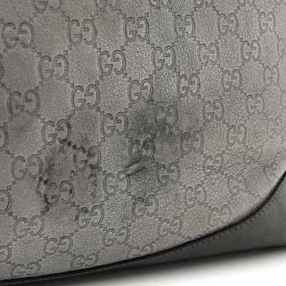 Gucci Metallic Guccissima Large Tote Dark Grey 17 of 23