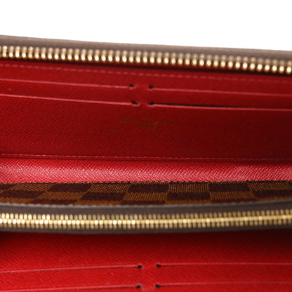 Louis Vuitton Damier Ebene Clemence Wallet Cherry 5 of 7