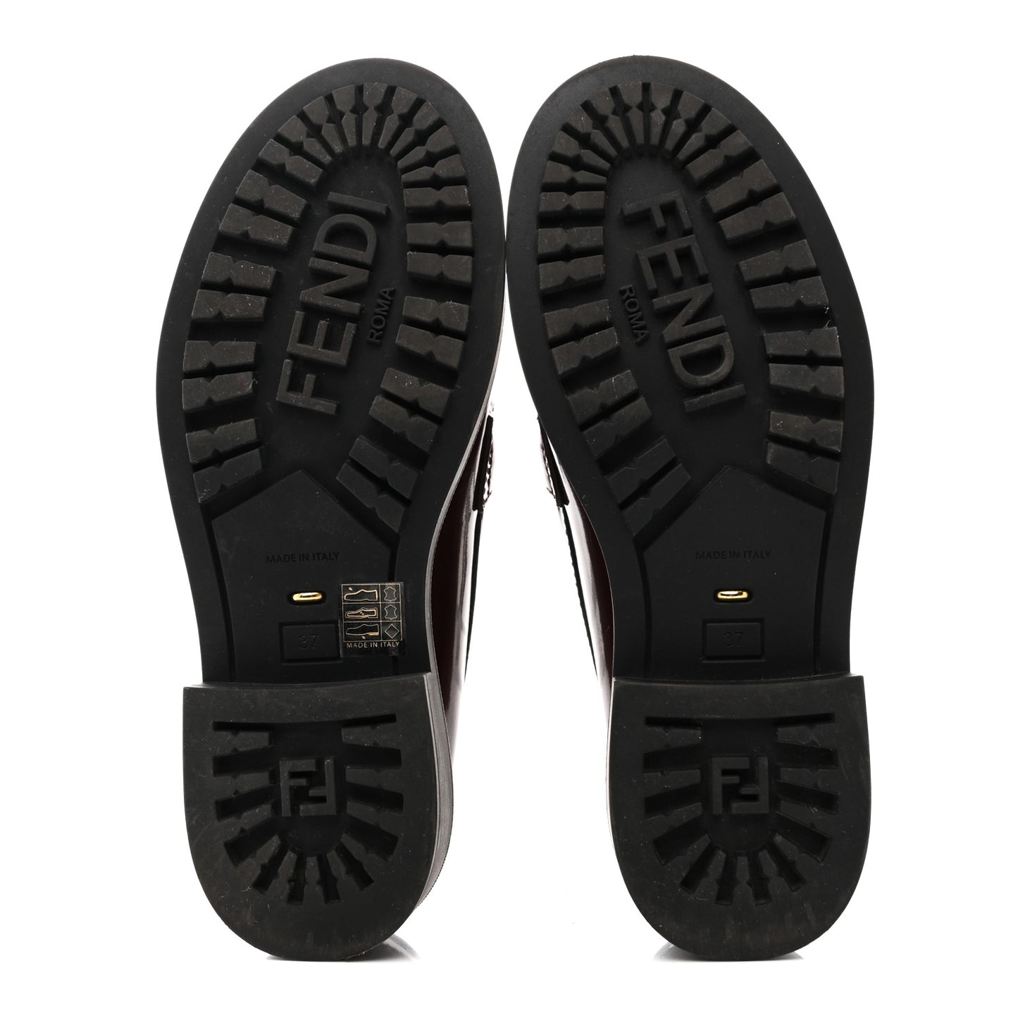 Vitello Filo Fringe Loafers 37 Red