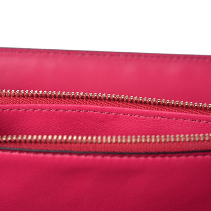 Versace Calfskin Medium DV One Satchel Pink Red 7 of 10