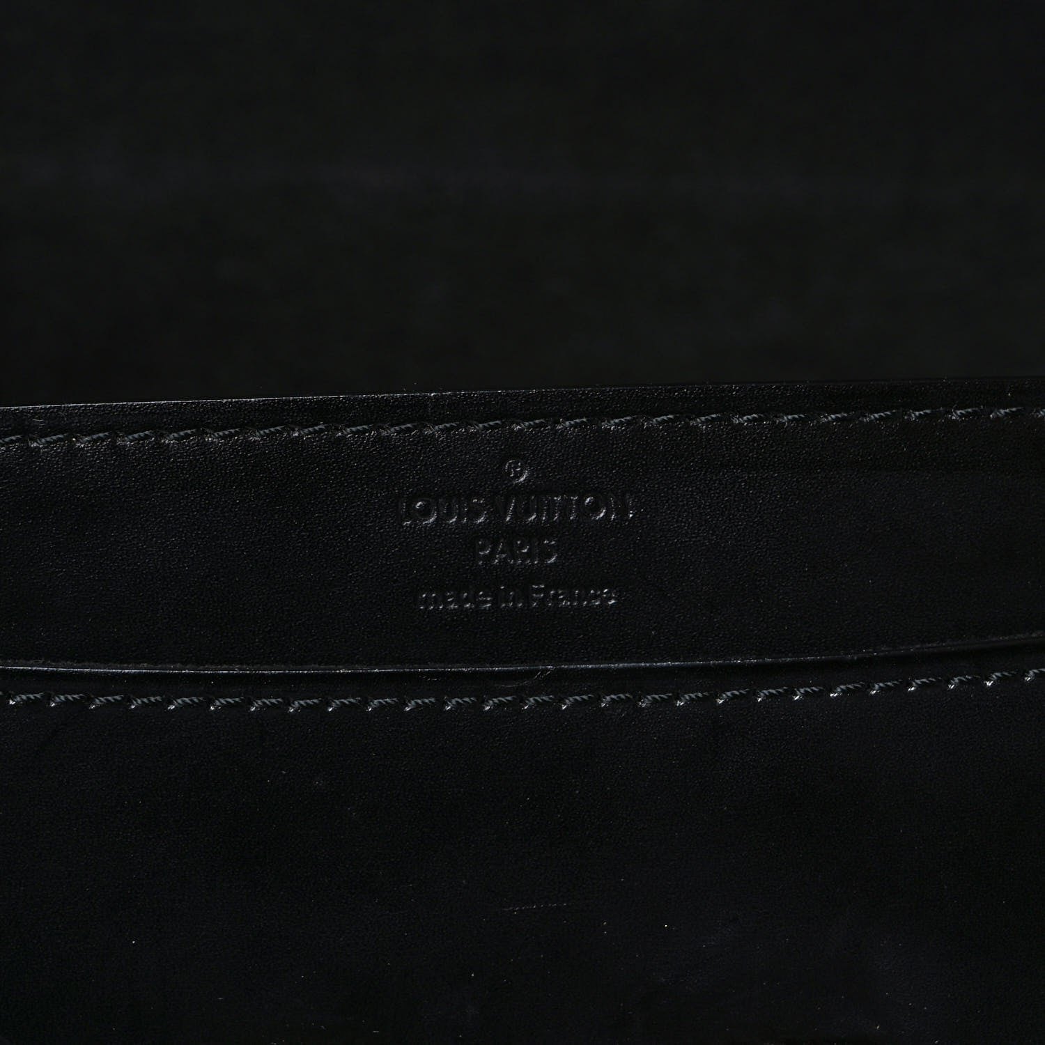 Louis Vuitton Calfskin Chain Louise GM Black 6 of 9