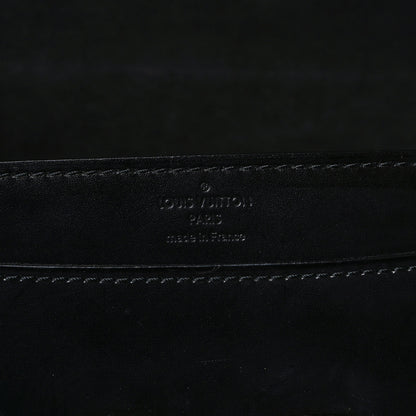 Louis Vuitton Calfskin Chain Louise GM Black 6 of 9