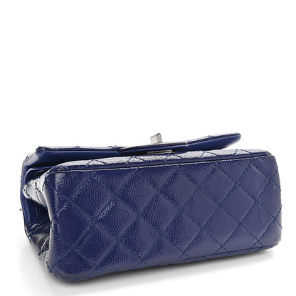 Chanel Caviar Patent 2.55 Reissue Flap 224 Blue 4 of 12