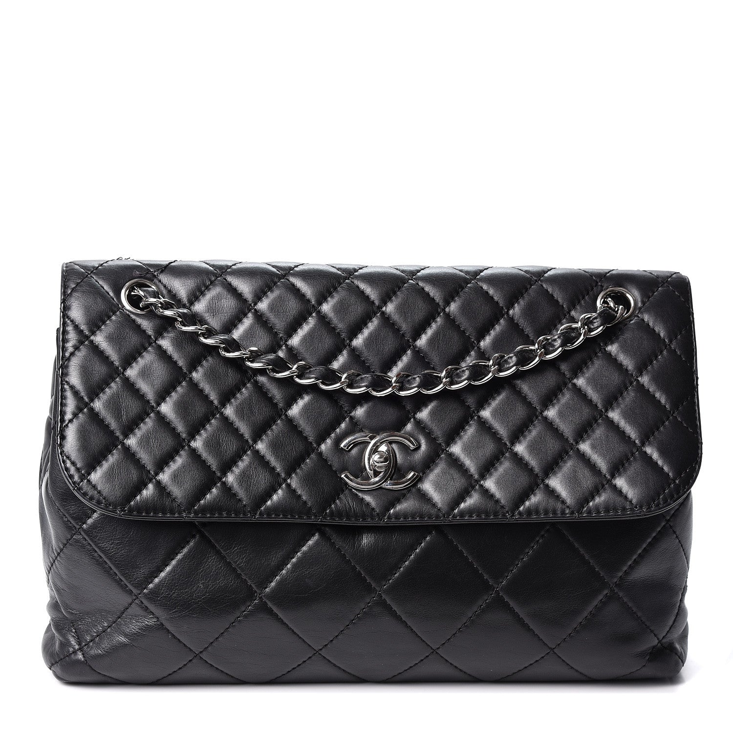 Chanel Calfskin Quilted In The Business Flap Bag Black 1 of 11