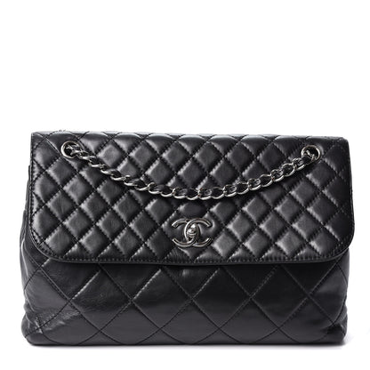 Chanel Calfskin Quilted In The Business Flap Bag Black 1 of 11