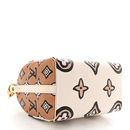 Louis Vuitton Monogram Giant Wild At Heart Speedy Bandouliere 25 Creme 4 of 10