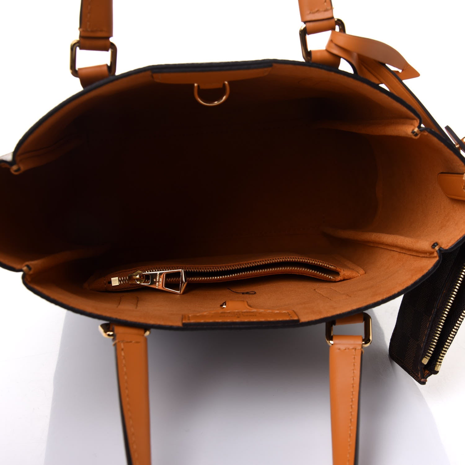 Louis Vuitton Damier Ebene Belmont PM Safran 8 of 13