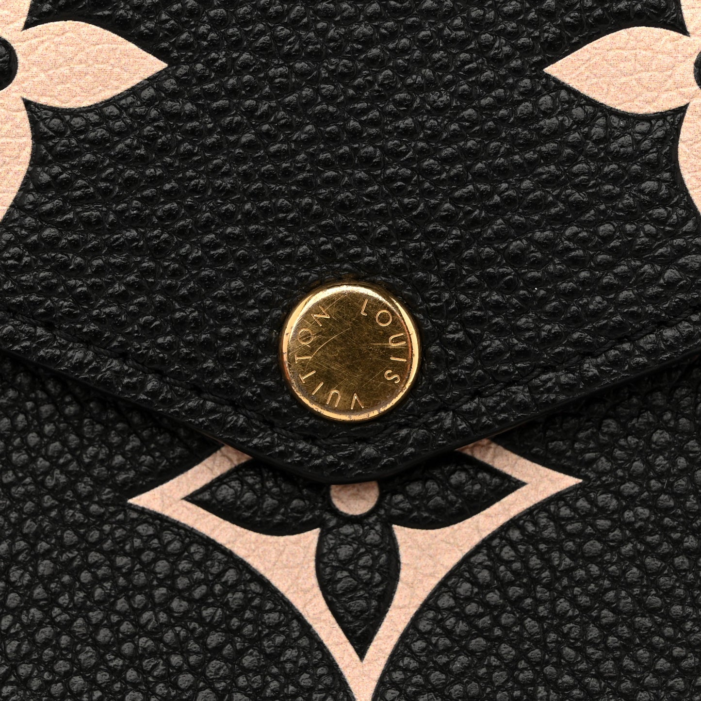 Empreinte Monogram Giant Felicie Pochette Black Beige