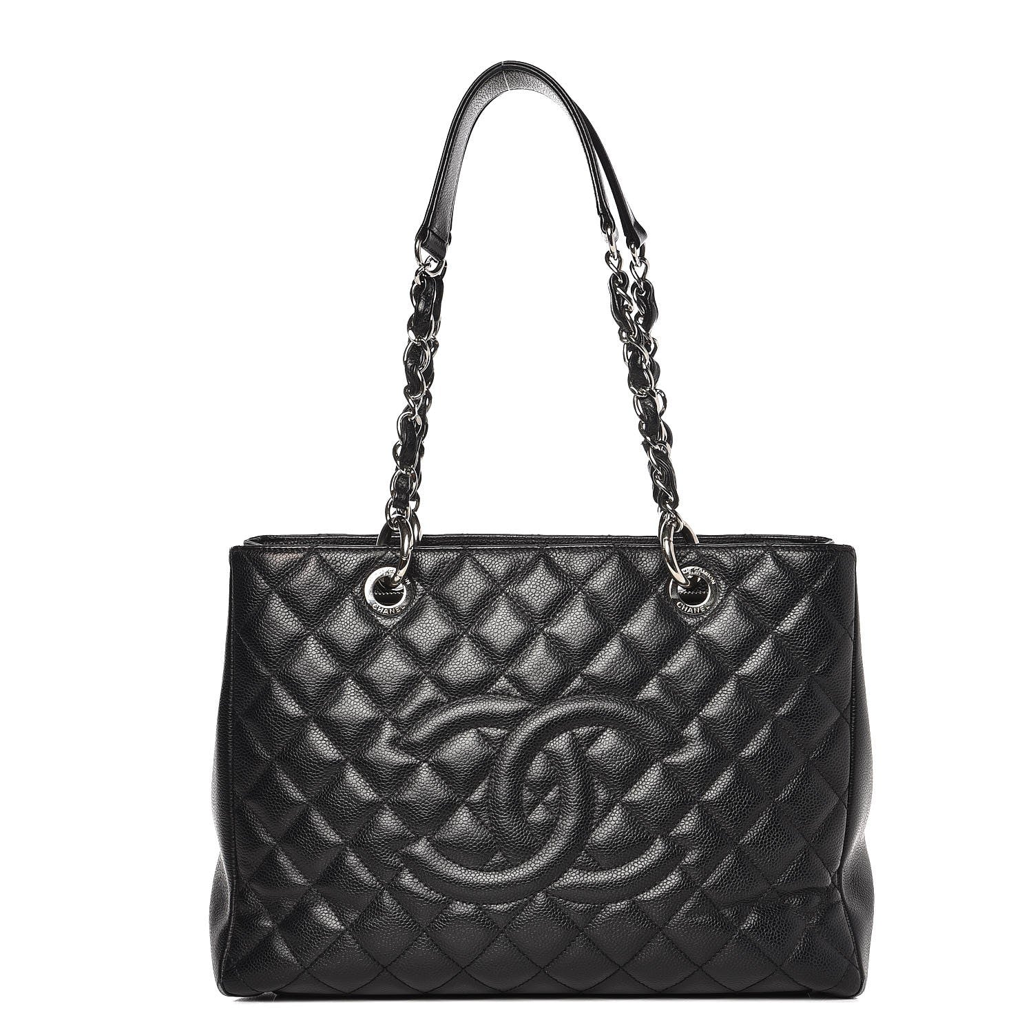 Chanel Caviar Grand Shopping Tote GST Black 1 of 15