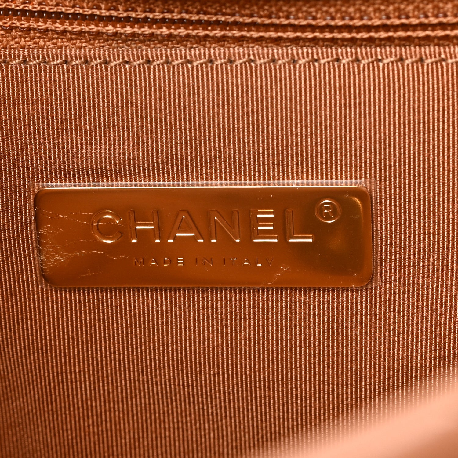 Chanel Lambskin Quilted Medium Chanel 19 Flap Light Brown 6 of 9